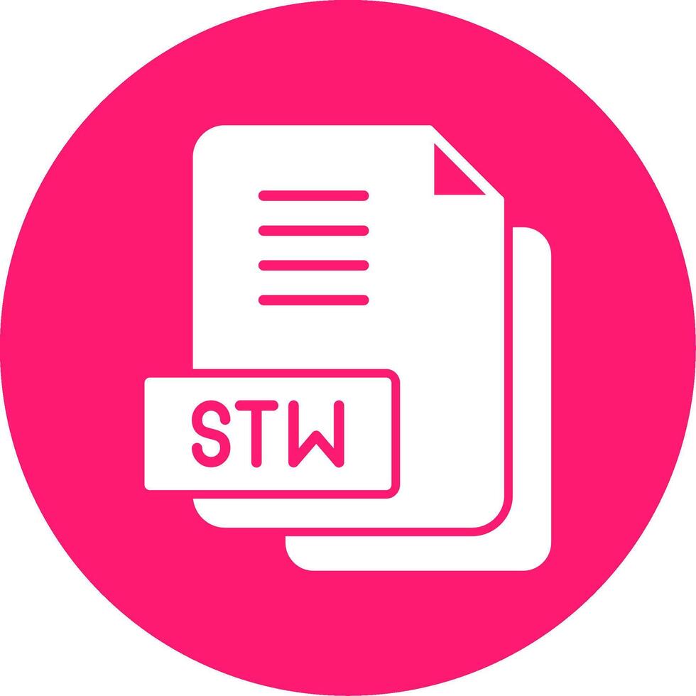 OpenOffice STW File Glyph Multi Color Circle vector