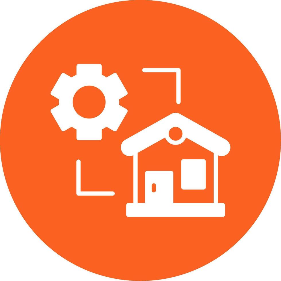 Device Configuration Settings Glyph Multi Color Circle vector