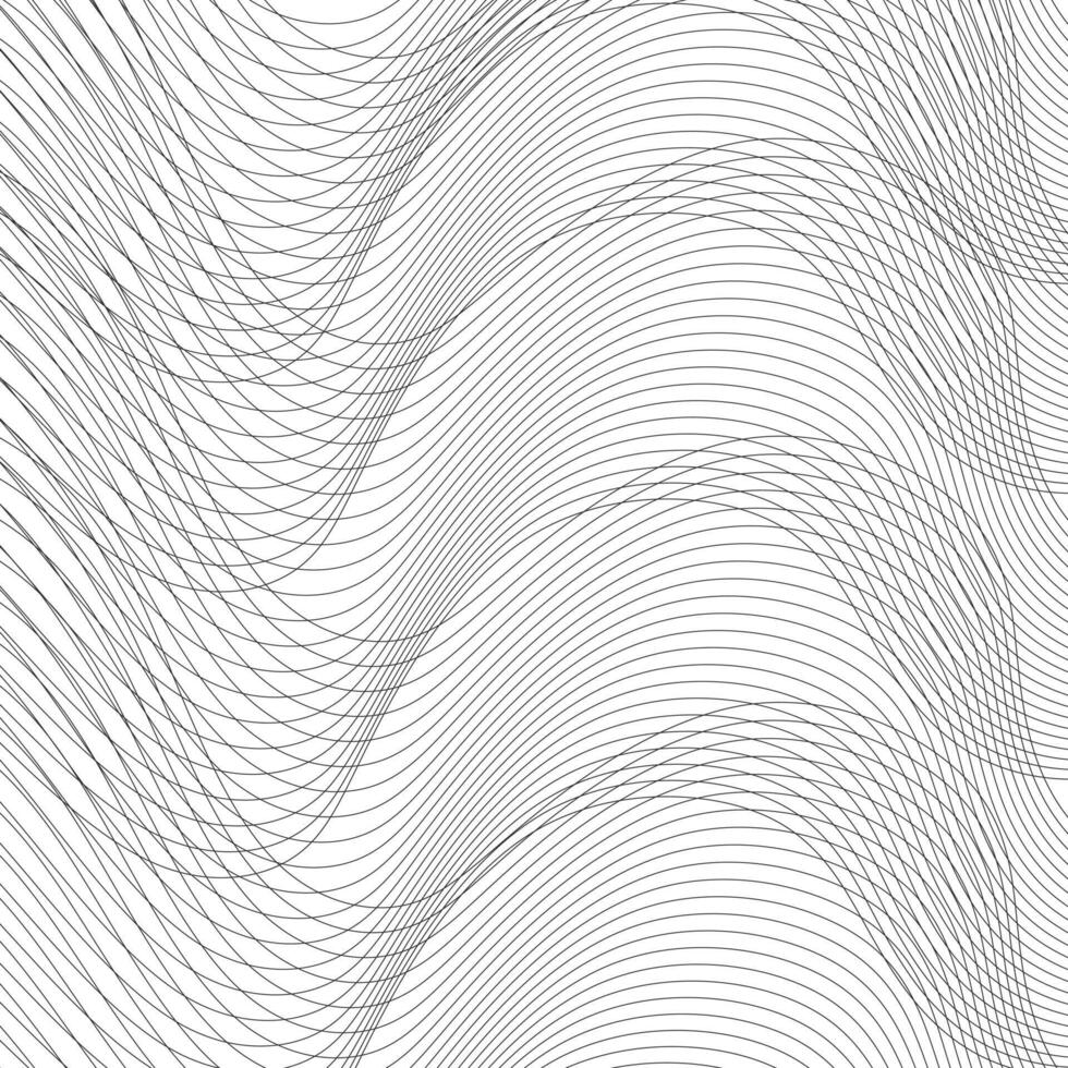Abstract background with wavy lines vector