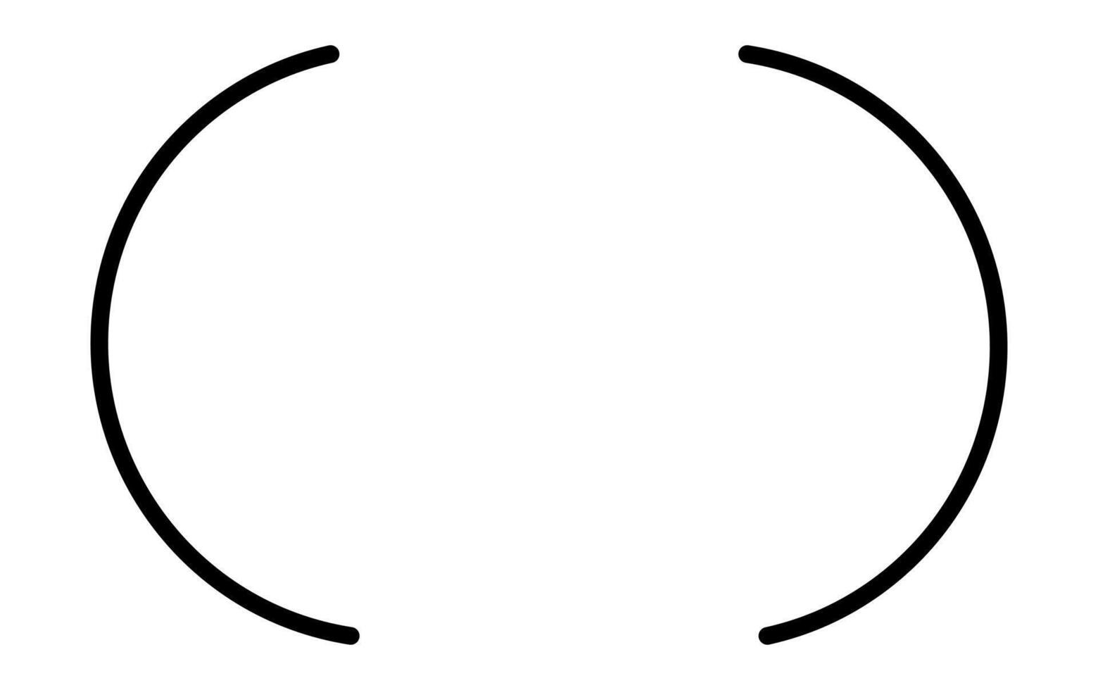 Minimalist circular quote frame design for creative projects vector