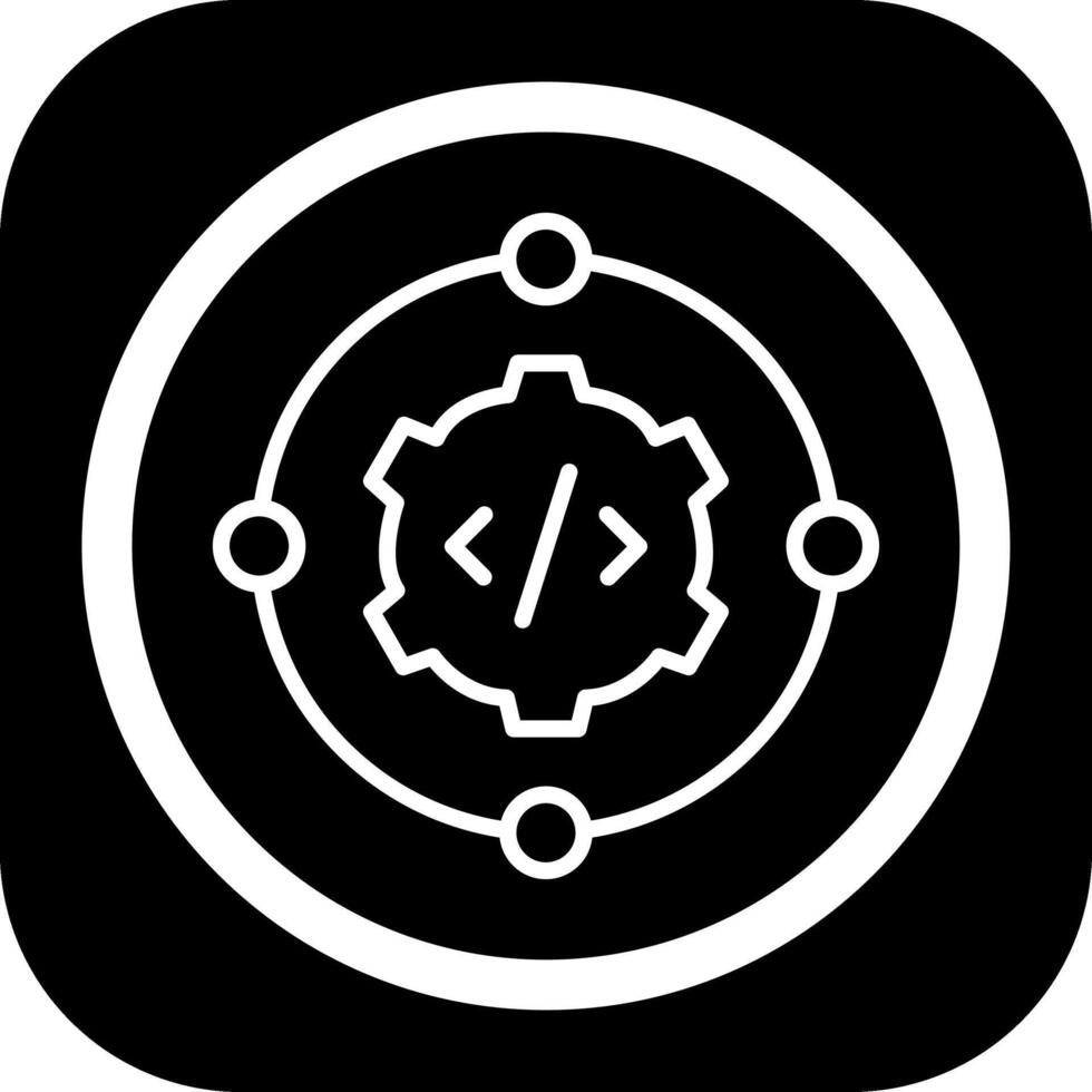 Api Gradient Themed Symbol vector