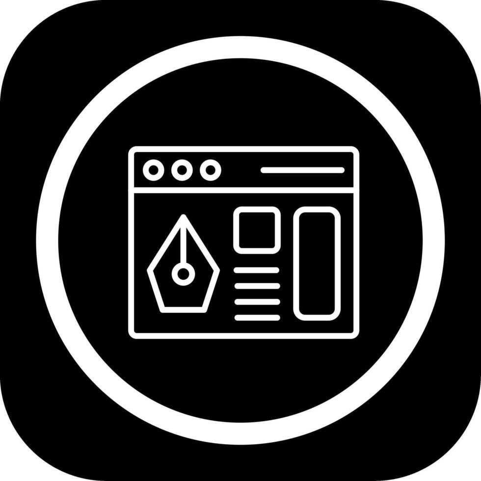 Ui Design Tech Inspired Graphic Form vector