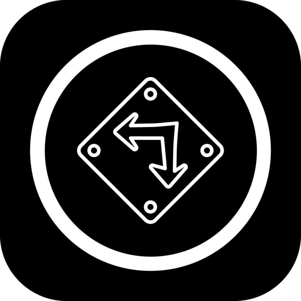 Left Down Arrow Flat User Interface Form vector