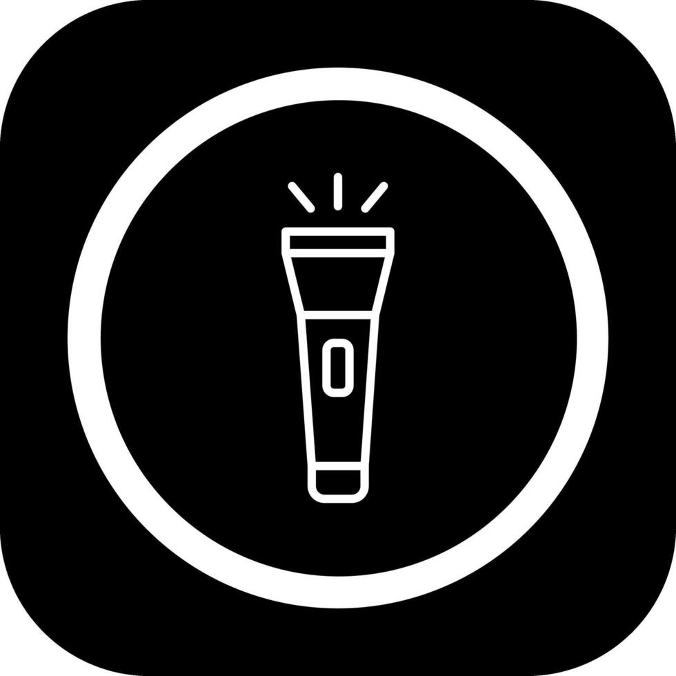 Flashlight Digital Application Concept Design vector