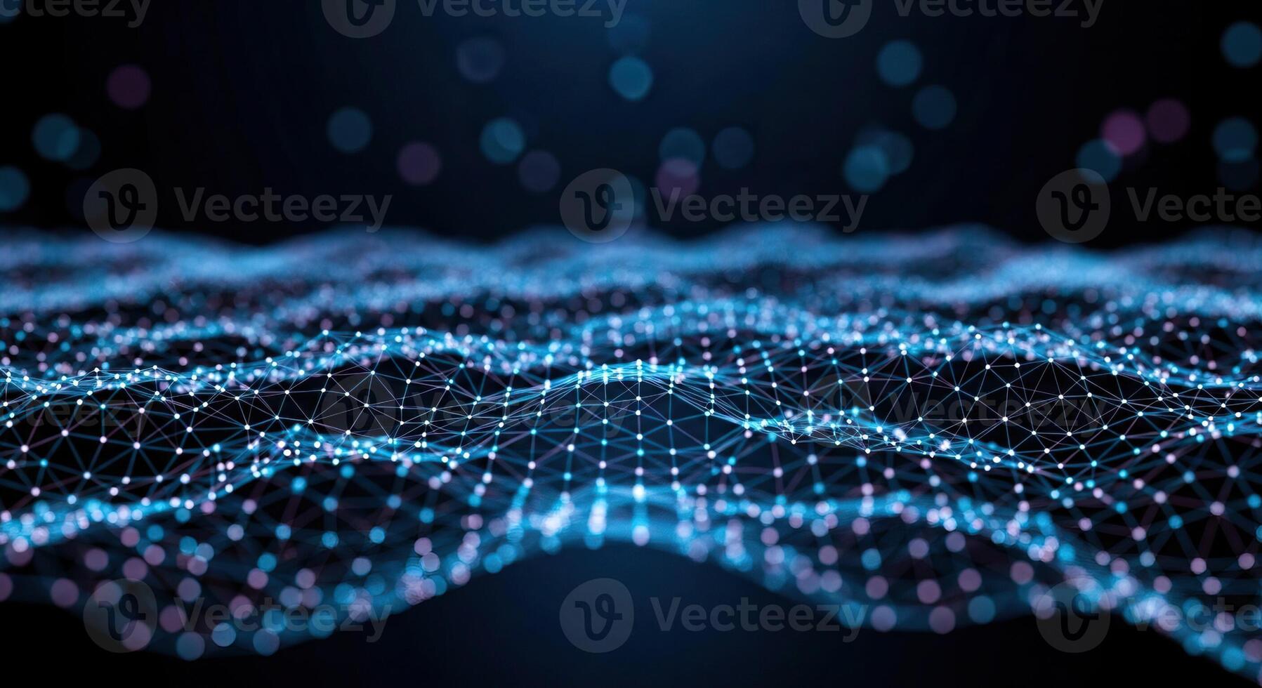 Abstract Digital Network Connections and Data Flow Background photo