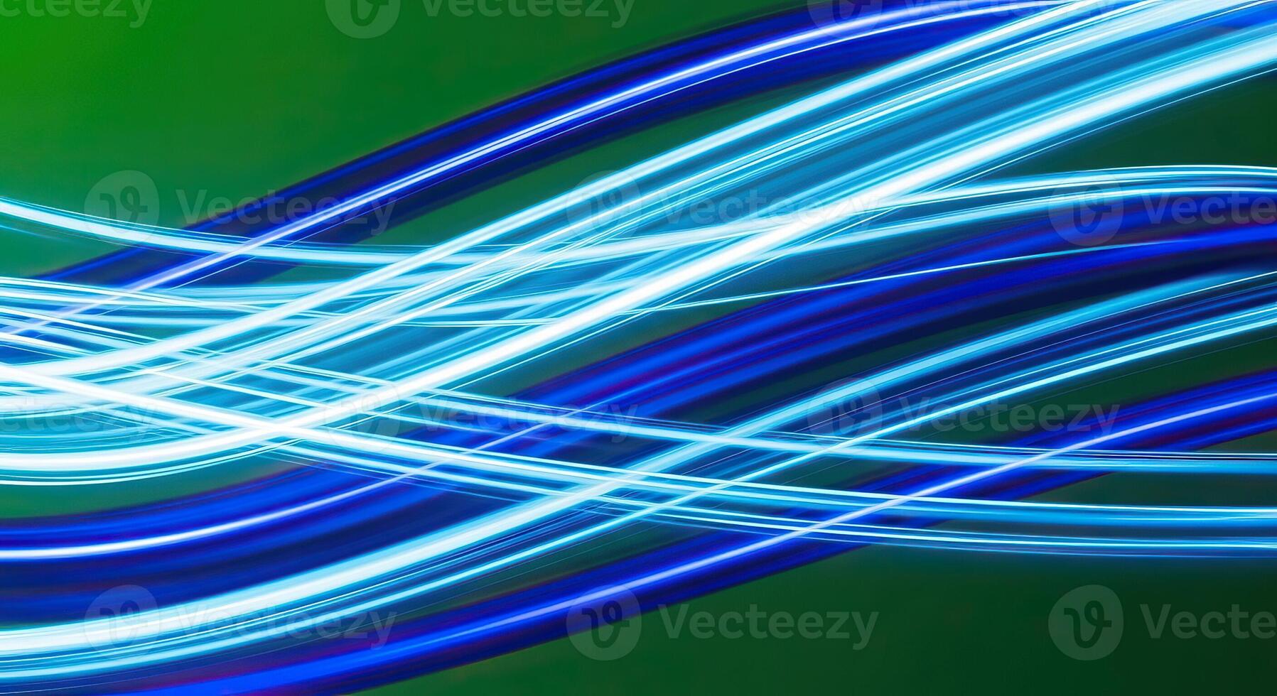 Dynamic Blue and Cyan Light Streaks Abstract Background for Digital Technology Data Flow and Futuristic Concepts photo