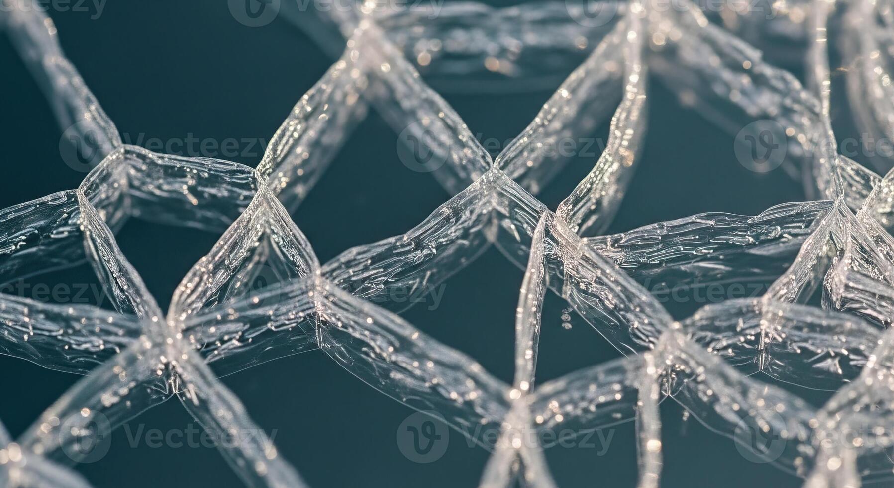 Abstract Transparent Net Pattern Close Up Modern Design Background photo