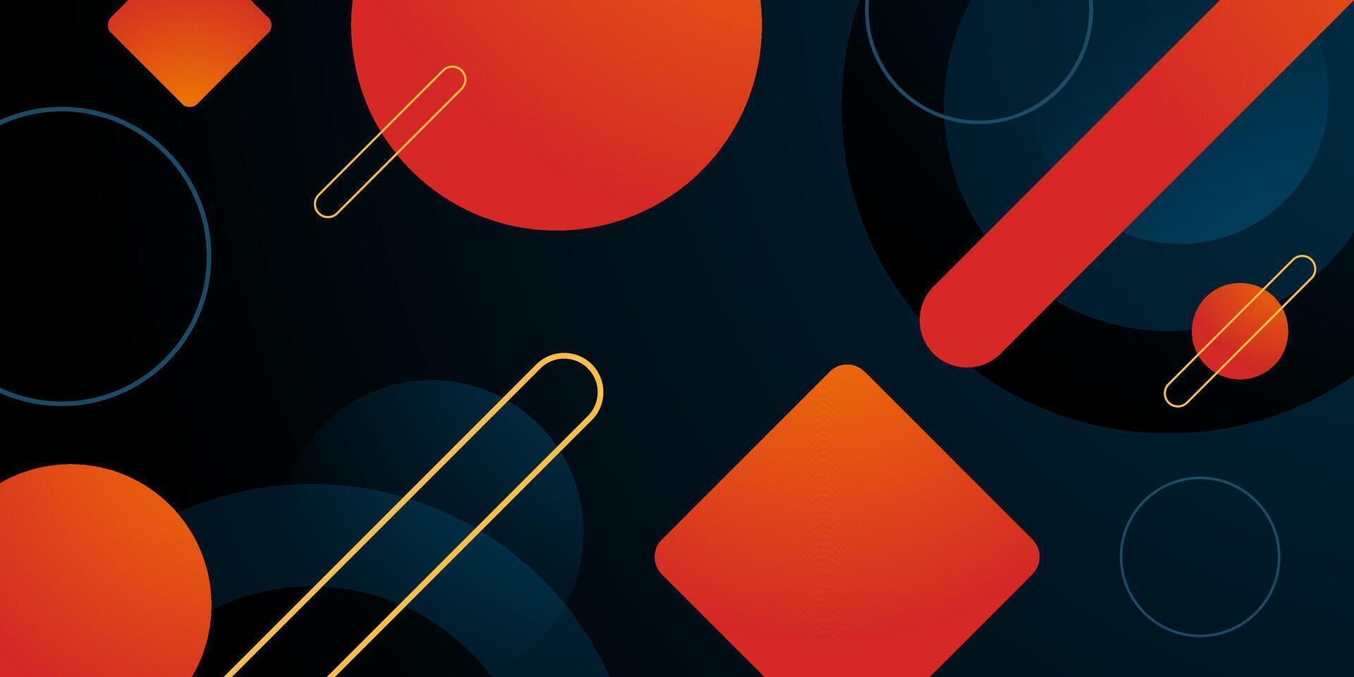 Abstract geometric art design background vector