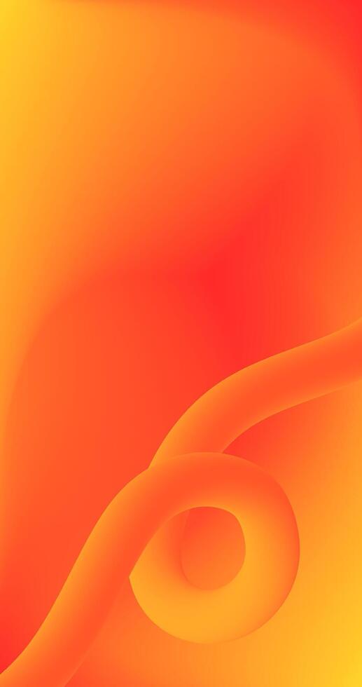 Abstract orange red background with Curve Fluid Mesh line for Copy Space design vector