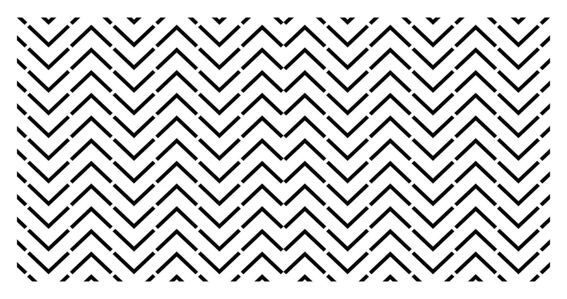 Pattern in geometric ornamental style Zig Zag pattern vector