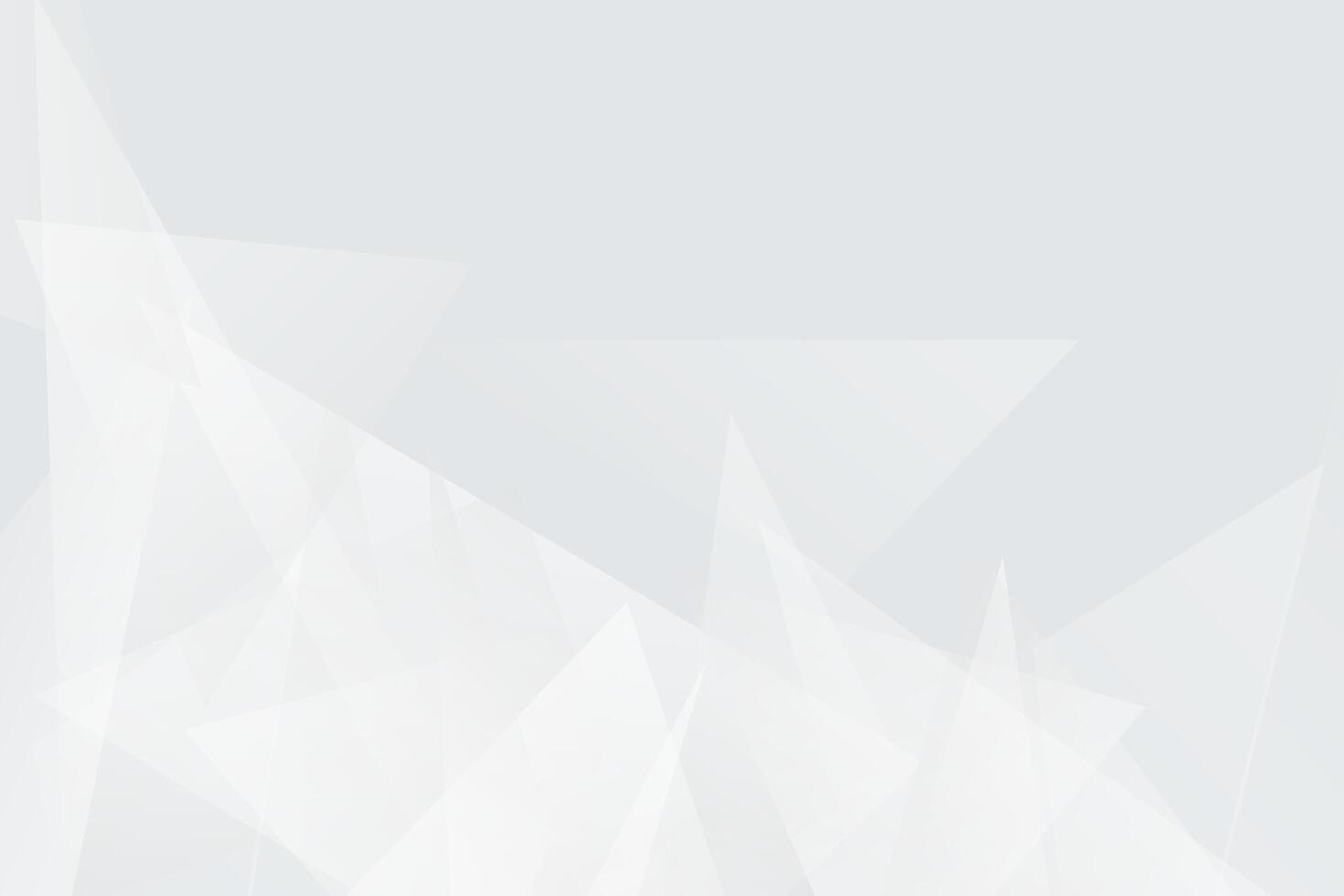 Modern abstract geometric white gray triangle pattern background design vector