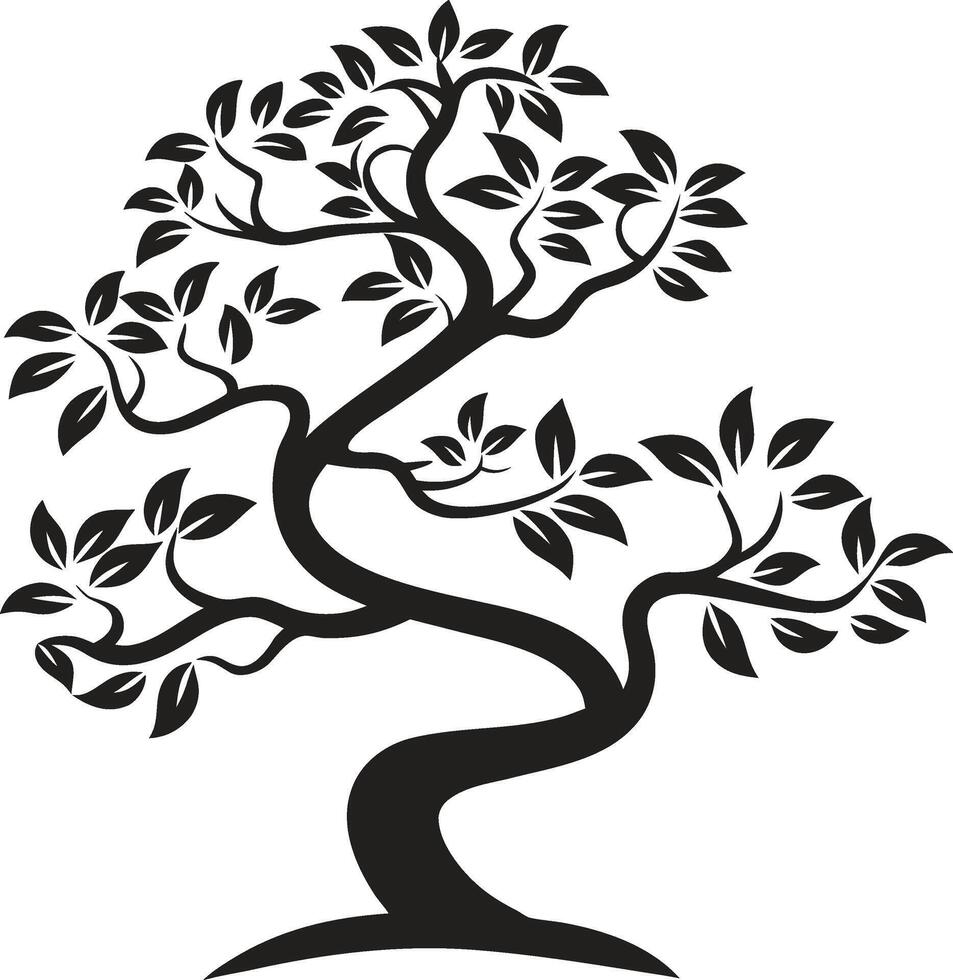 Tree icon outline. Tree line icon vector