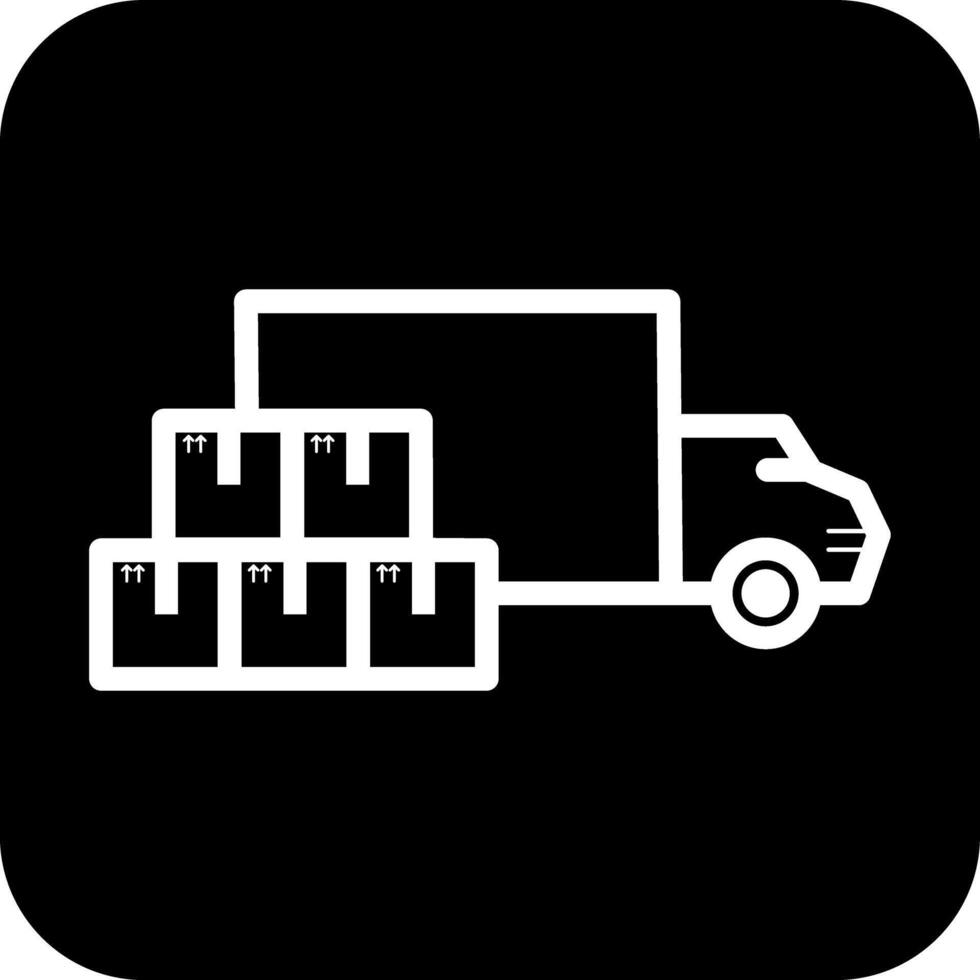 Shipping Box Icon, simple line for UI UX design. Symbol for website and mobile app interface and navigation button vector