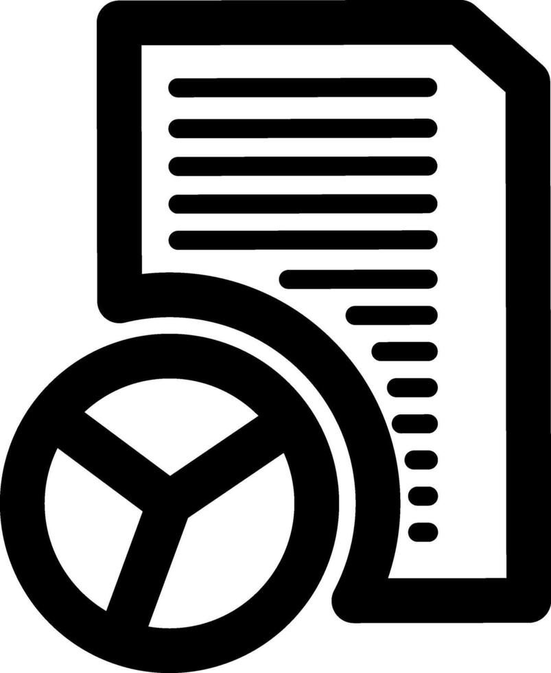 un documento con un reloj icono en eso vector