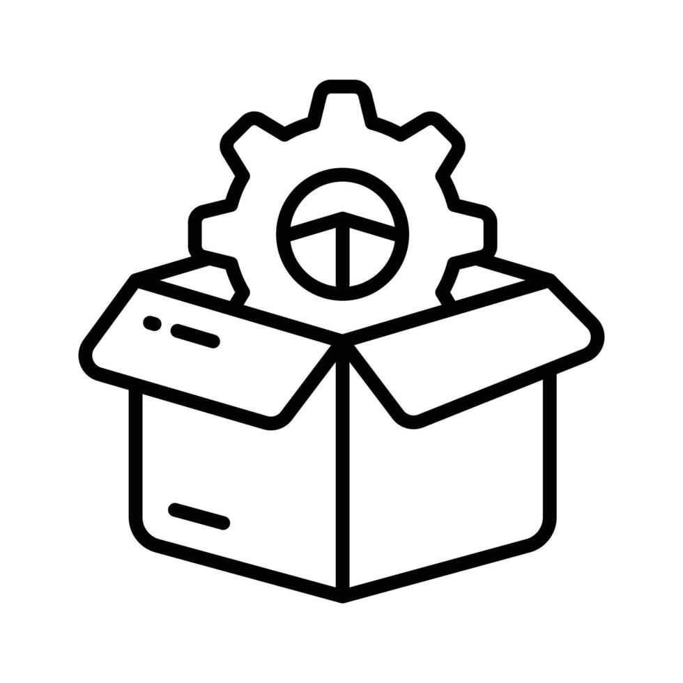 Take a look at this unique designed icon of product development,. vector