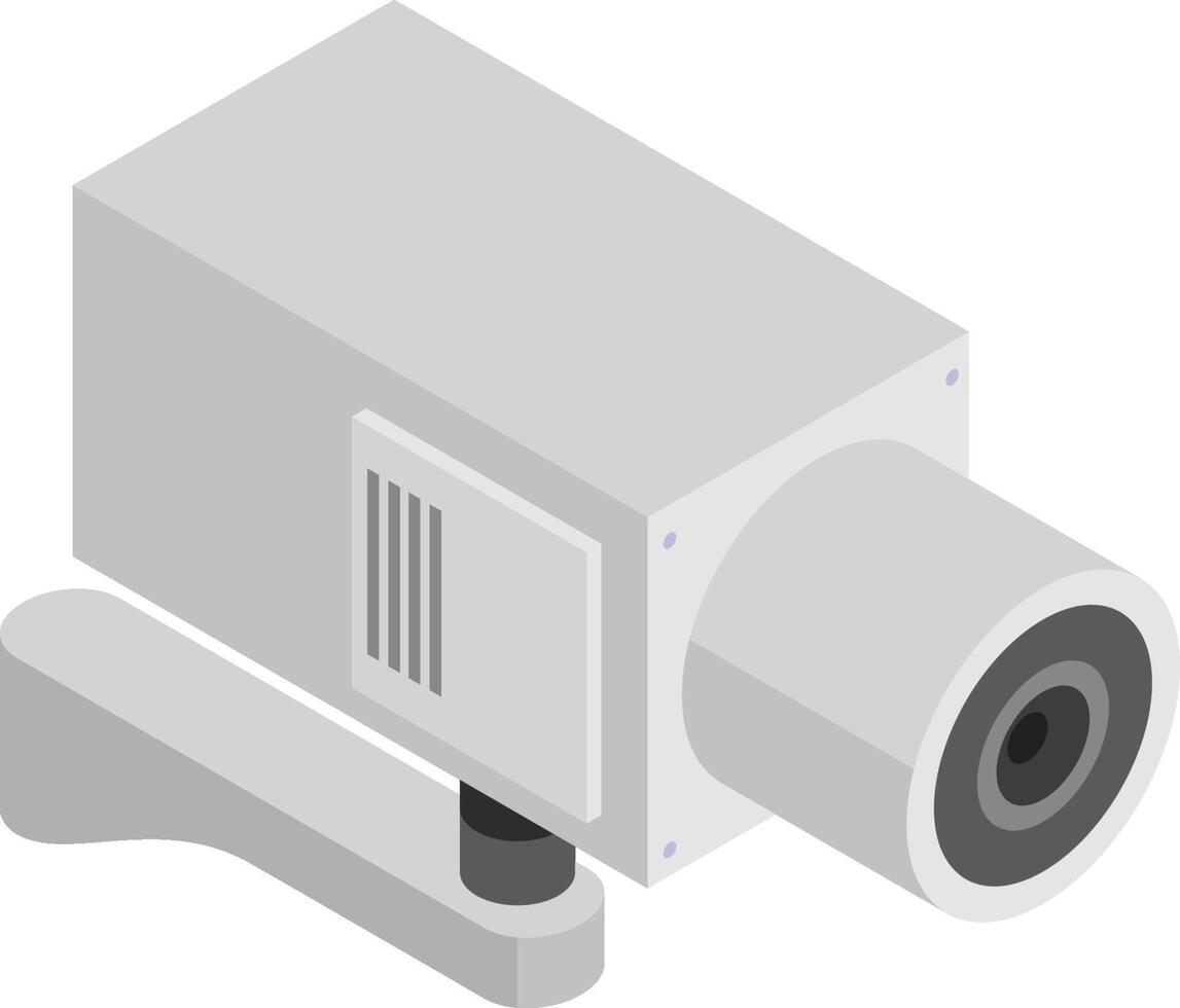 Stylish security camera for surveillance vector