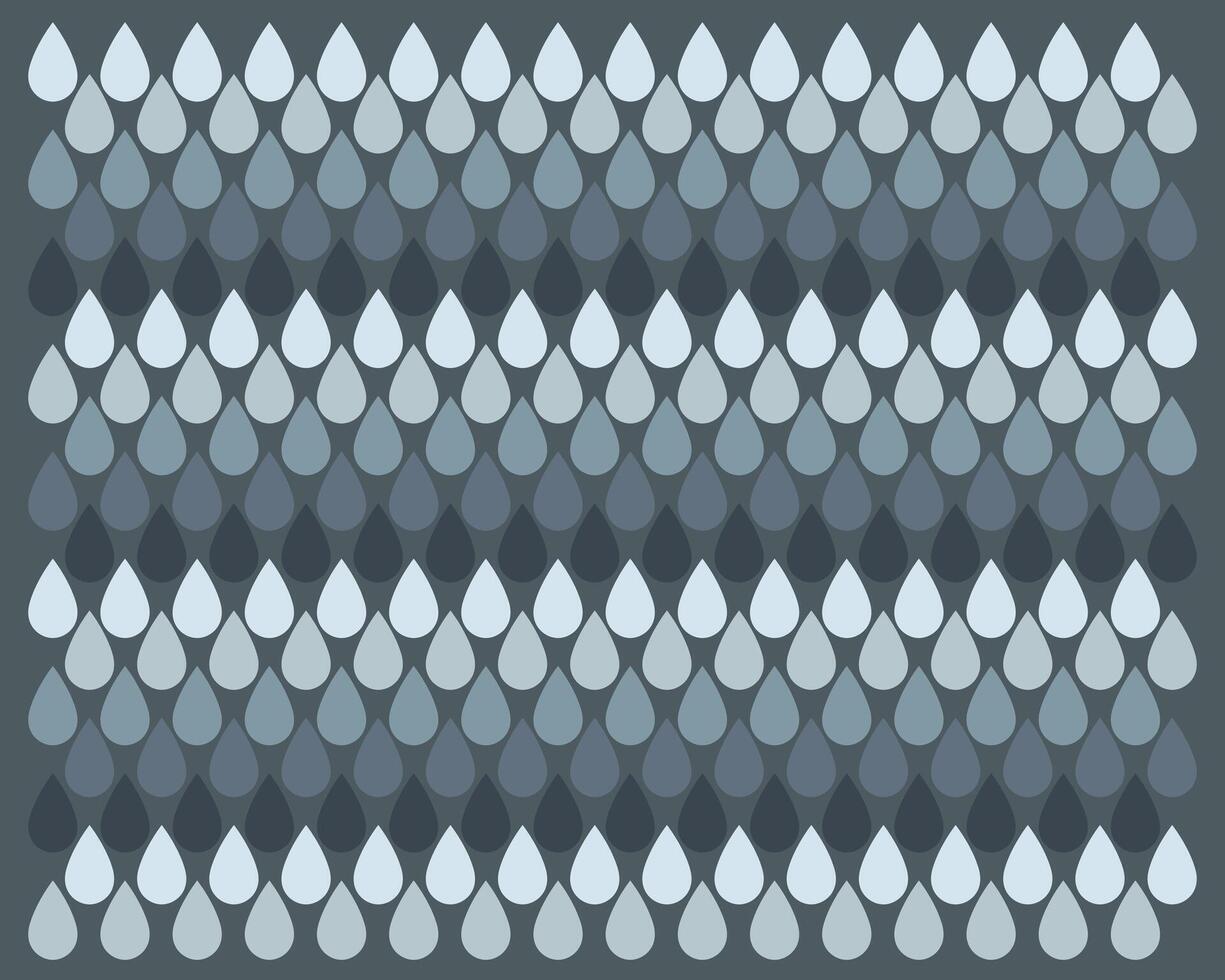 Raindrop Pattern Background in Neutral Gray Tones vector