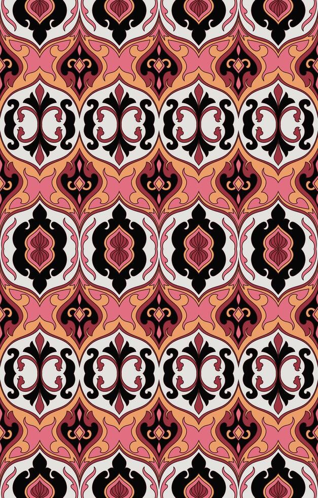Seamless pattern, vintage abstract pattern for carpet and fabric pattern vector