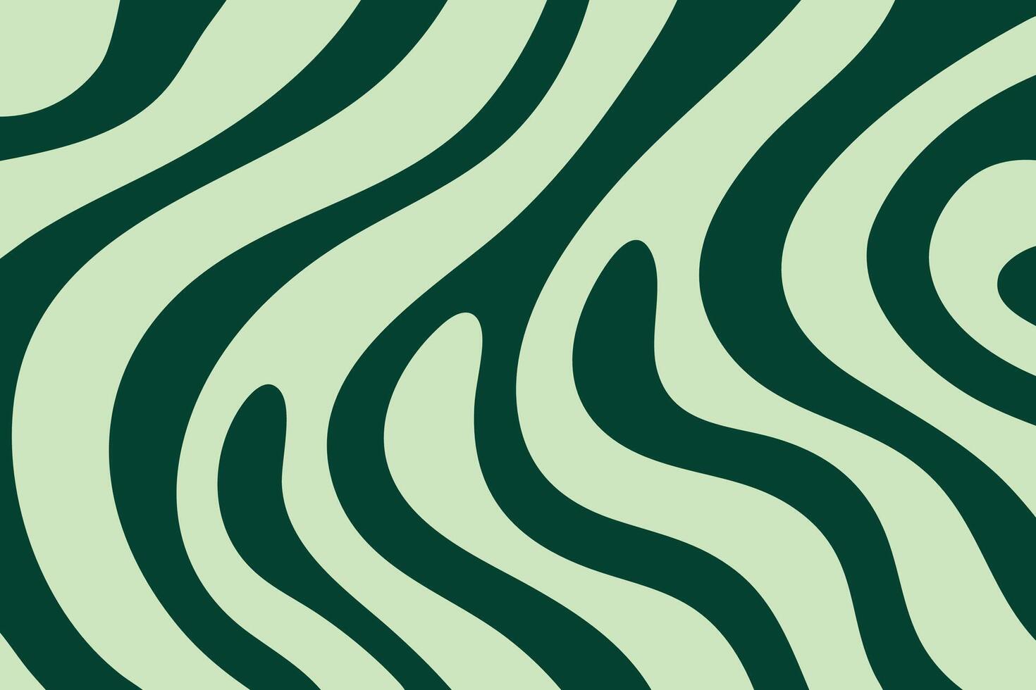 Green wave pattern design vector