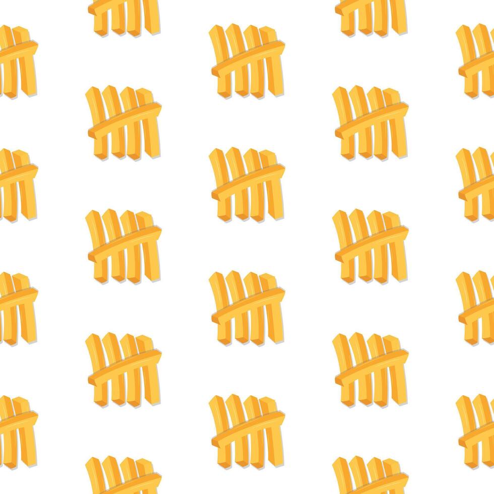 Seamless Pattern of Cartoon Tally Marks Counting vector