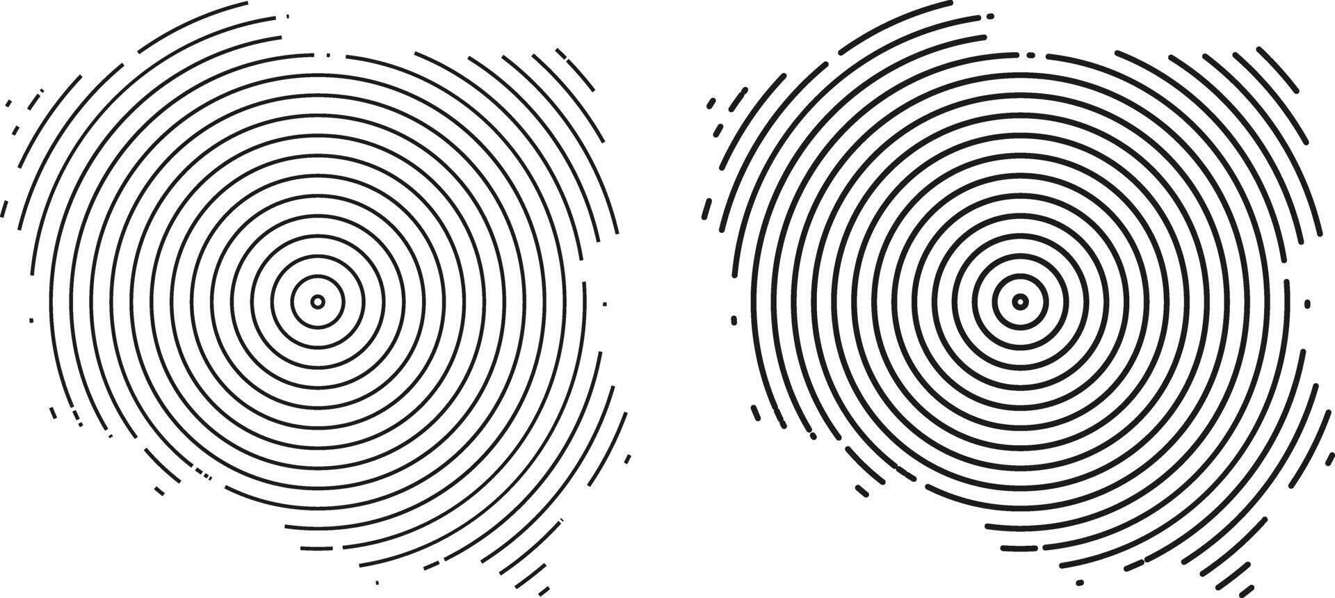 Poland map in geometric round circle line shape art. Poland info-graphic geometric round line shape different style of realistic border art vector