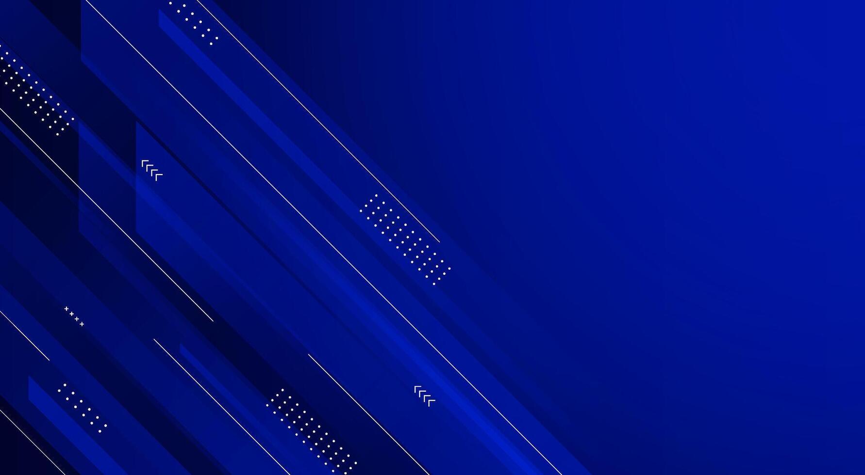 Dark blue futuristic background with sharp glowing lines and gradient light effects giving a high-tech elegant atmosphere vector