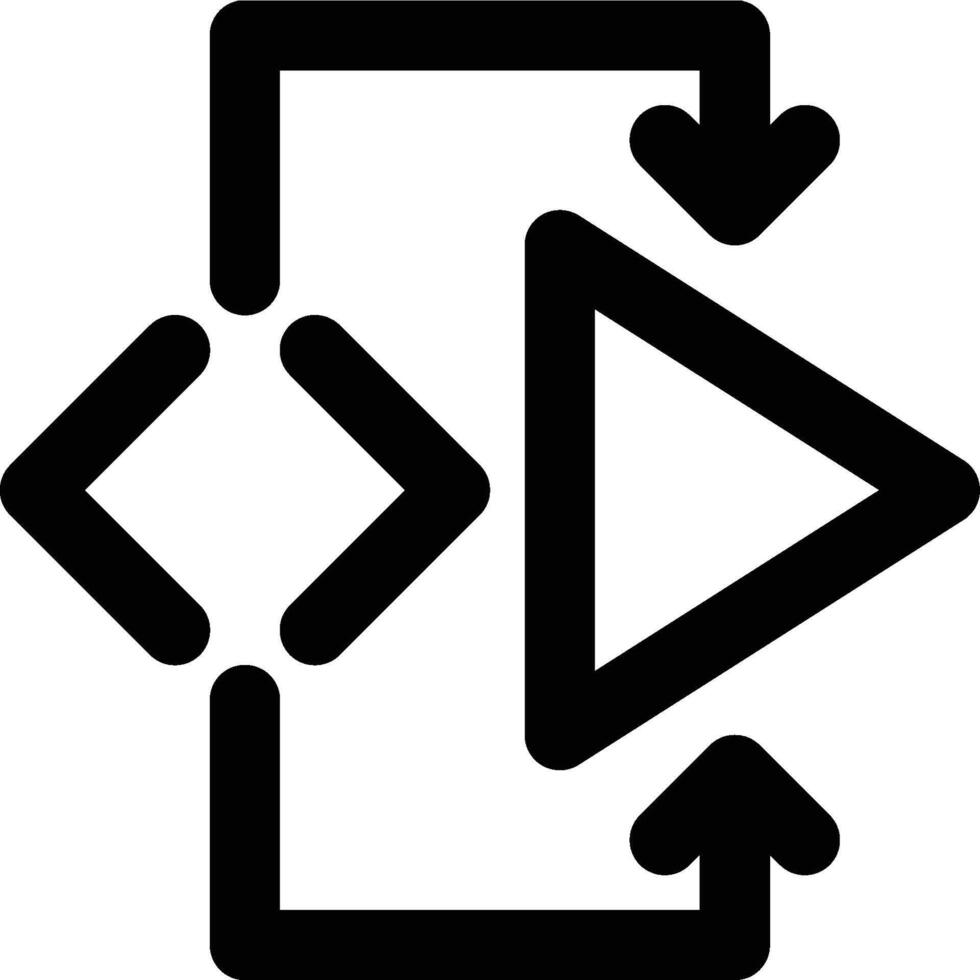 Codec, Program, Programming Outline Icon vector