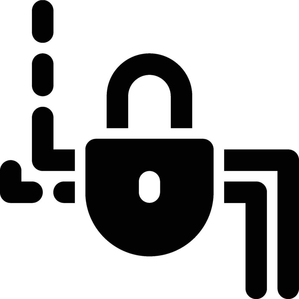 Encode, Codes, Encryption Glyph Solid Icon vector