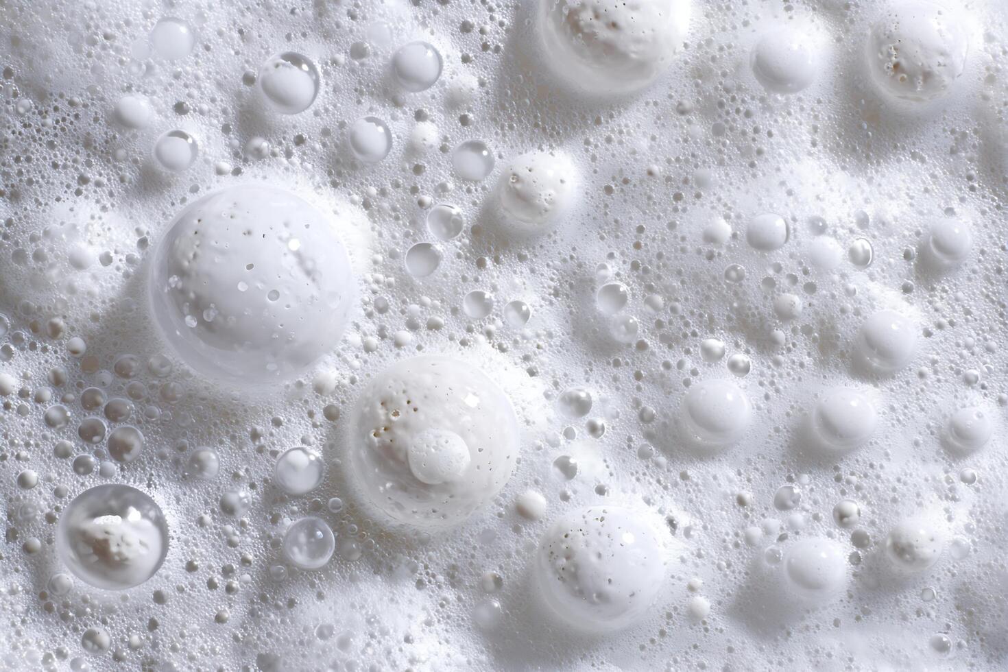 Delicate web of pristine bubbles creating an intricate pattern and captivating composition photo