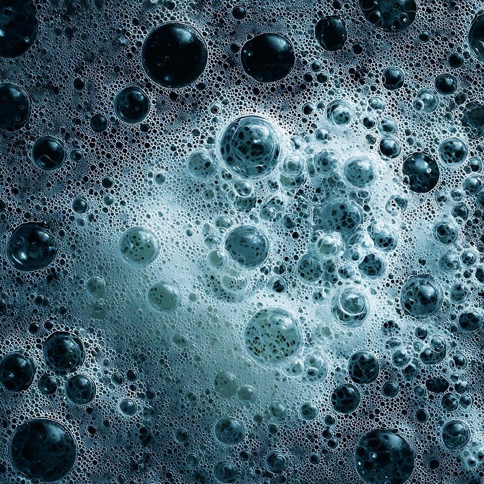 Effervescent cascade of celestial orbs a mesmerizing texture of intricate forms and shapes photo