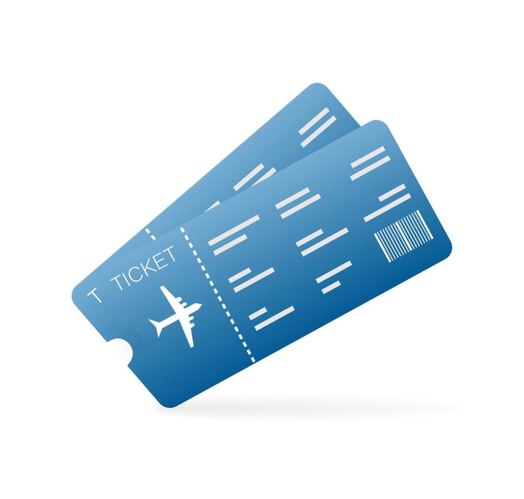 Tickets in flat style, great design for any purposes. template. Simple thin line design. vector