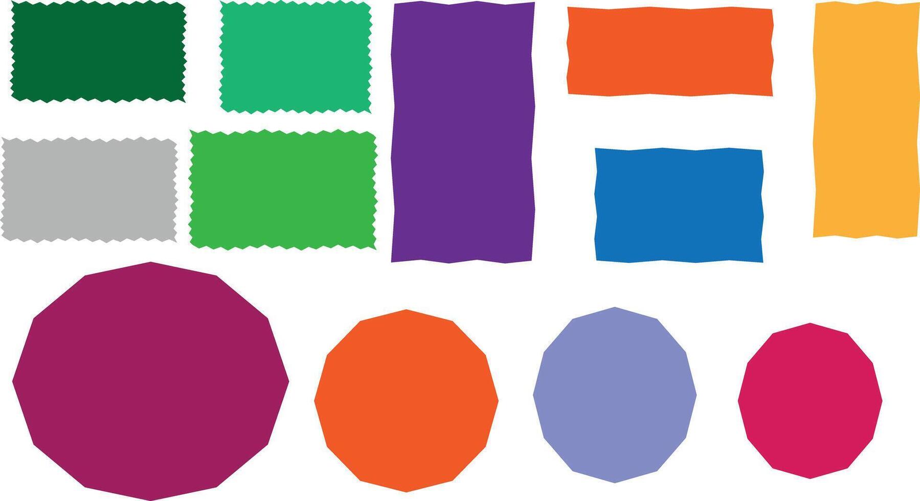 rectangle and square Postage stamp frames. hand drawn decorative rectangular borders. doodle textured border with curved shape. vector