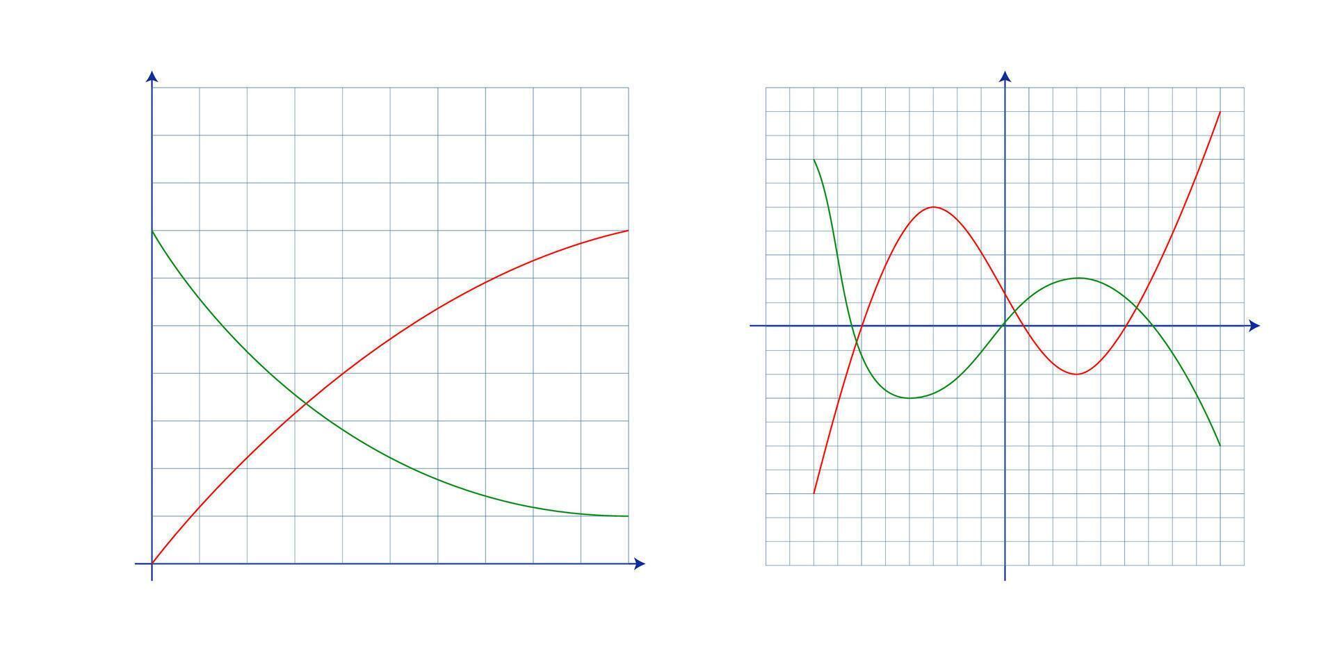 Rectangular coordinate plane with X and Y axes. Empty math grid layout. cartesian system for geometry or algebra background. Educational scale template isolated on white flat background vector