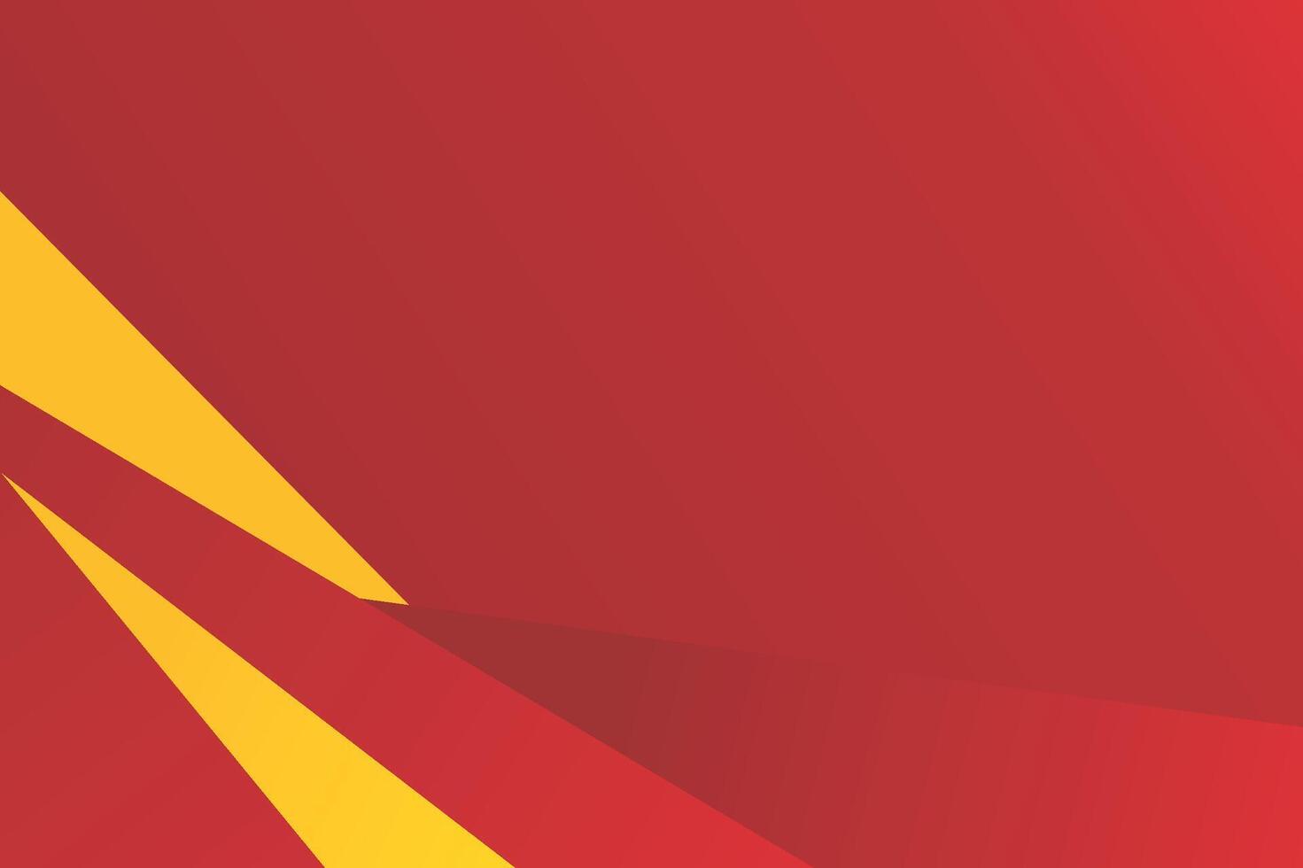 Bold Red and Yellow Abstract Geometric Background with Dynamic Angular Shapes for Design Projects vector