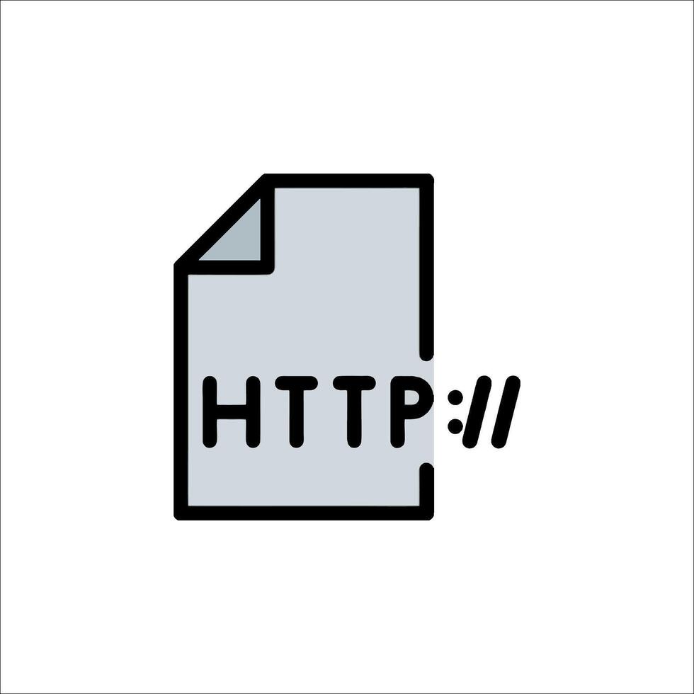 http archivo icono Internet protocolo sitio web DIRECCIÓN, datos vector