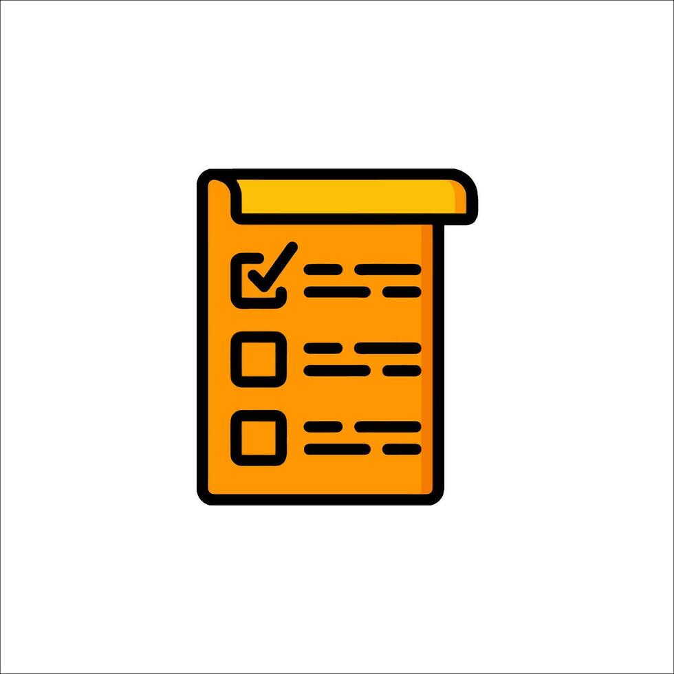 Checklist Icon Task List To Do List and Planning, survey vector