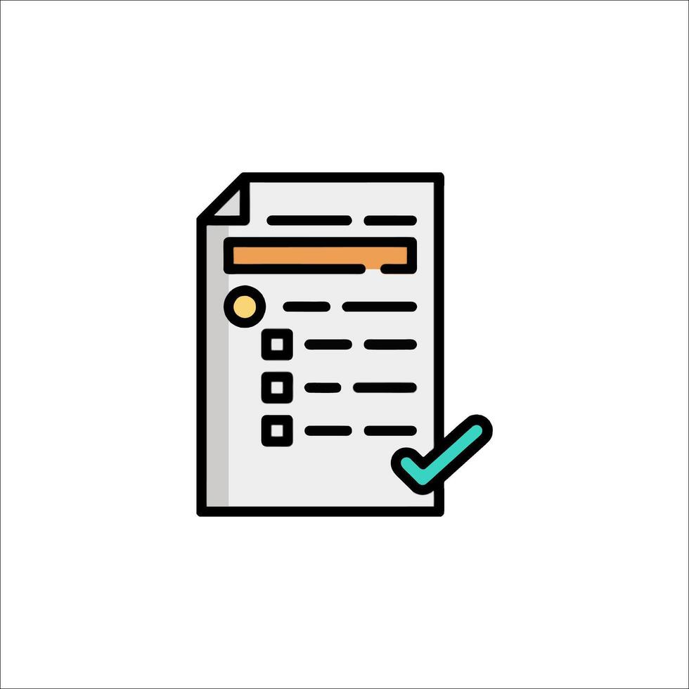 Checklist Icon Task Management To-Do List Approved, vector