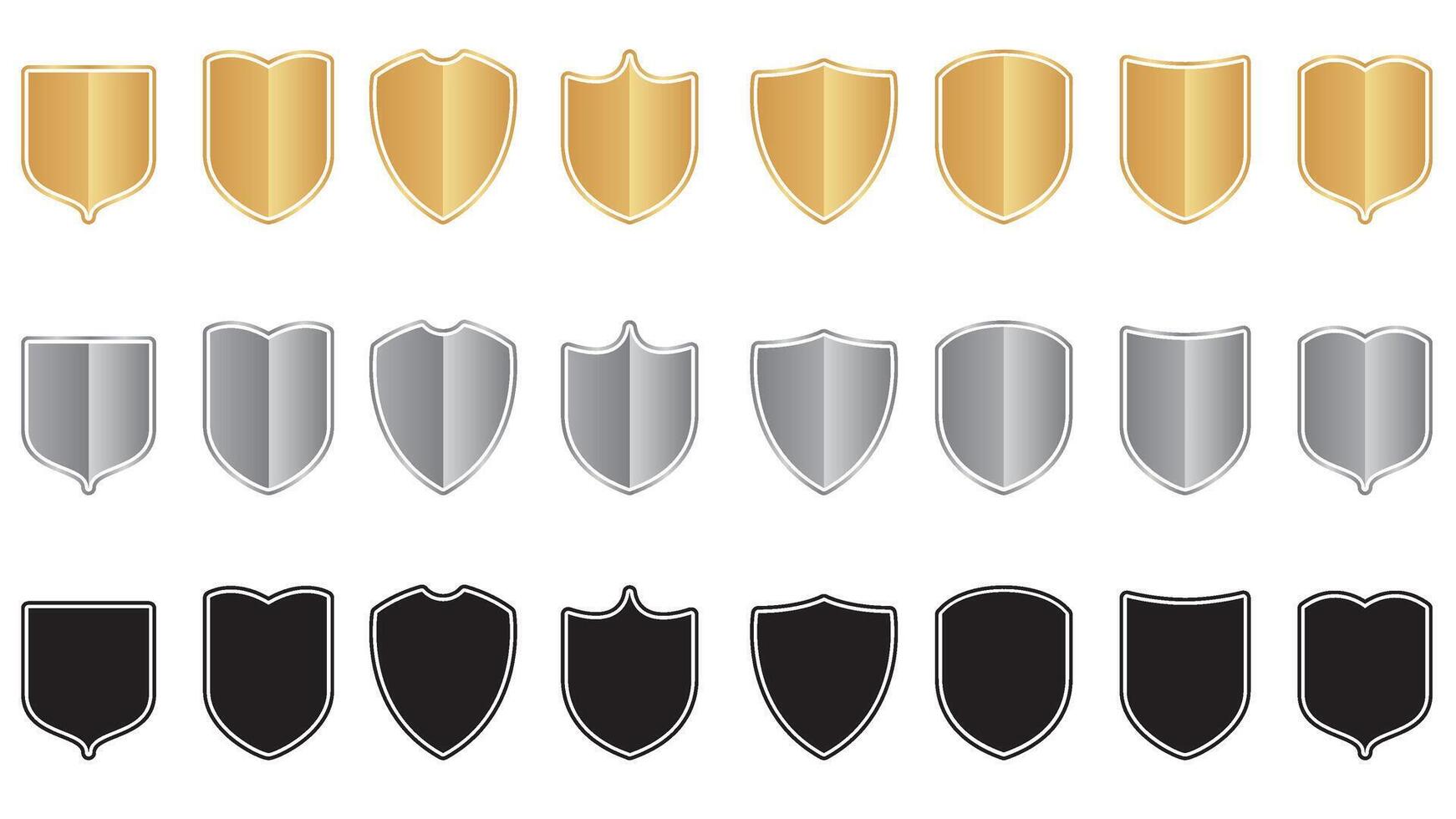They can be used for security, protection, or as symbols for various designs. The set offers versatility for creating unique and attractive visuals vector