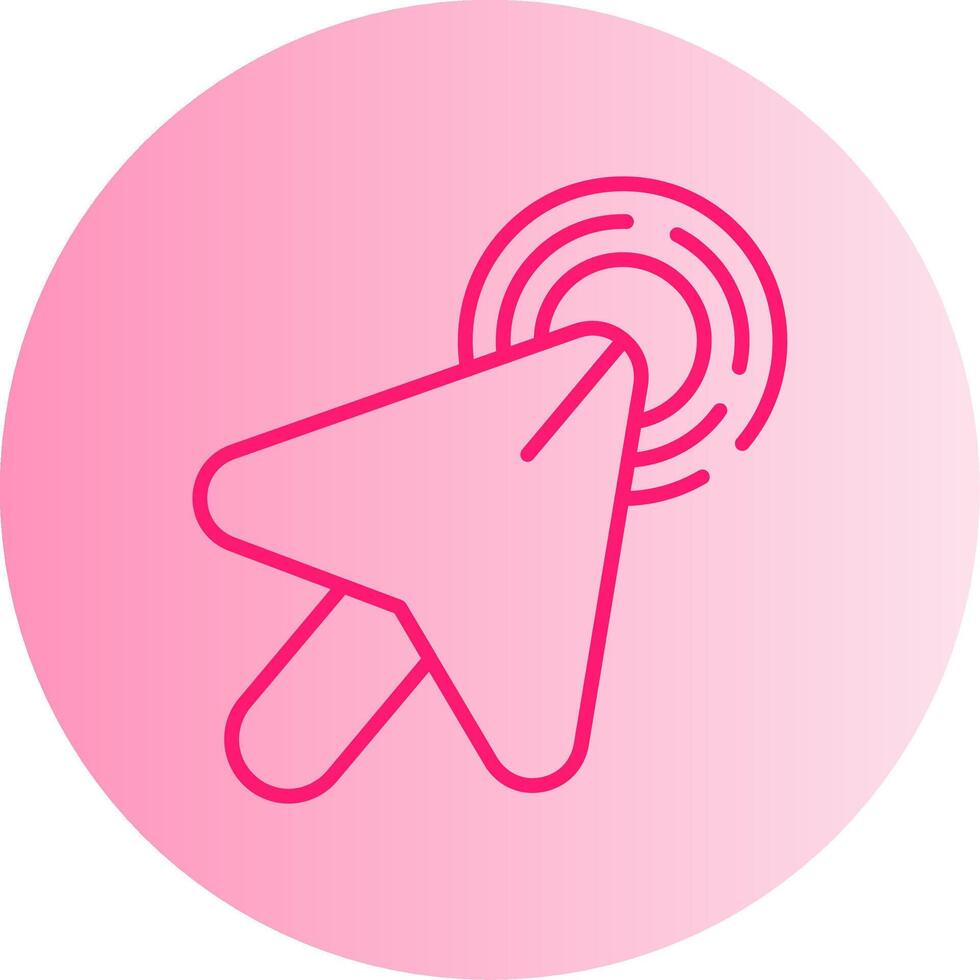 contexto menú Derecha hacer clic degradado dos tono circulo vector