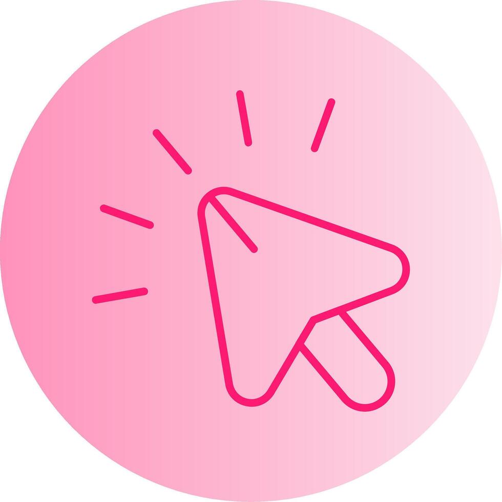 Hover Mouse Over Element Gradient Two Tone Circle vector