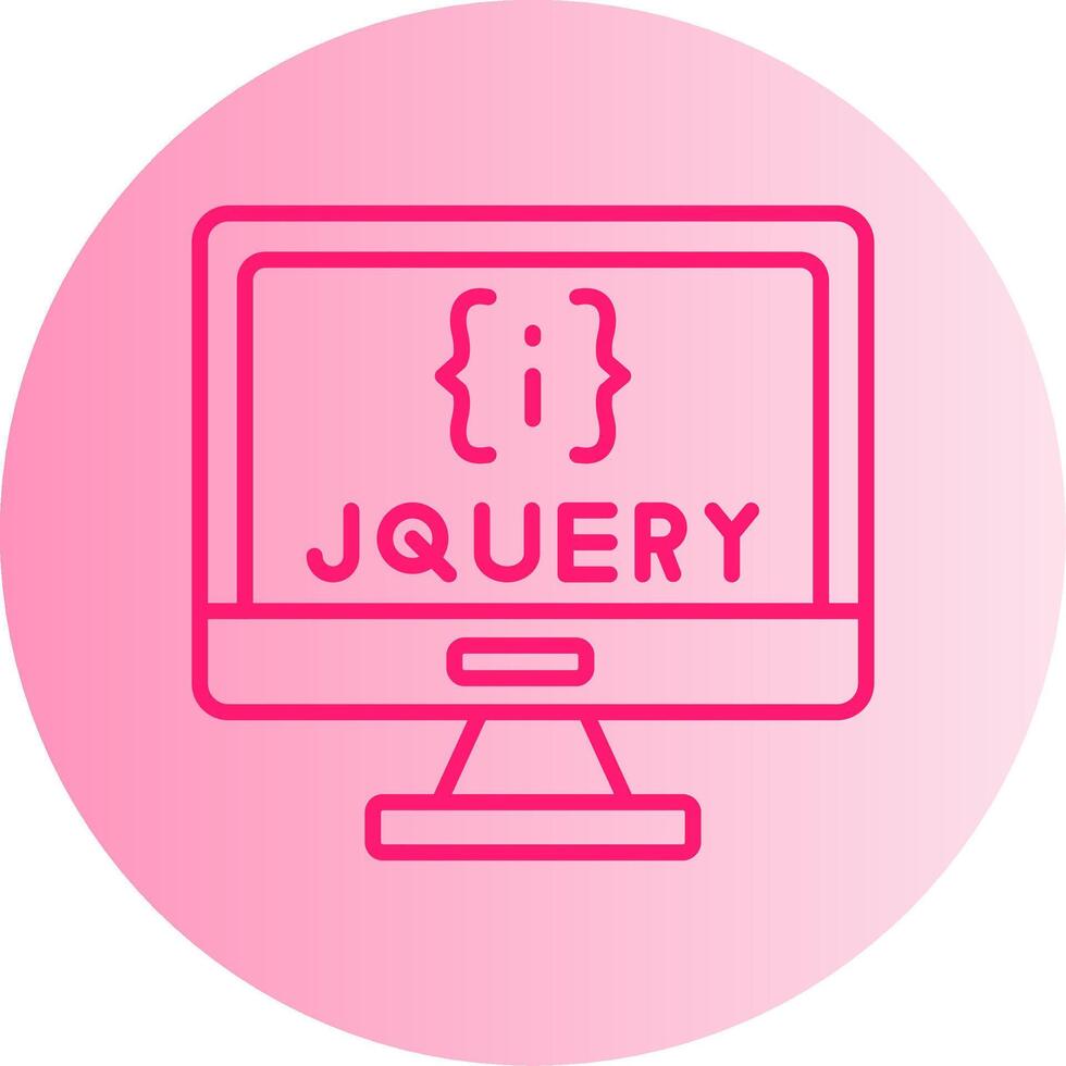 jquery dom manipulación guión degradado dos tono circulo vector