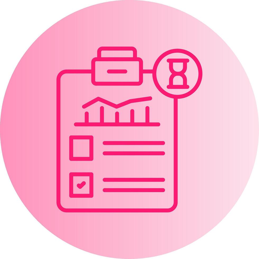 Task Currently In Progress Gradient Two Tone Circle vector