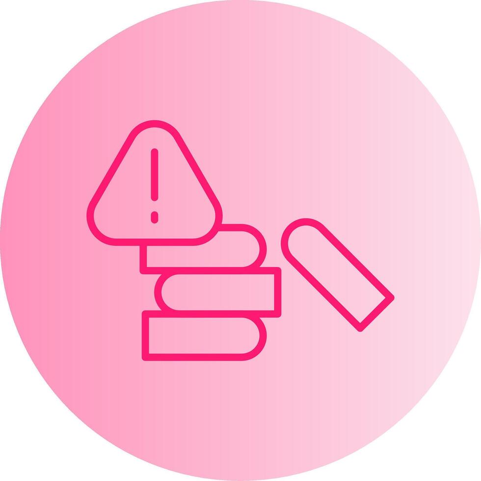 Overflow Error in Calculation Gradient Two Tone Circle vector