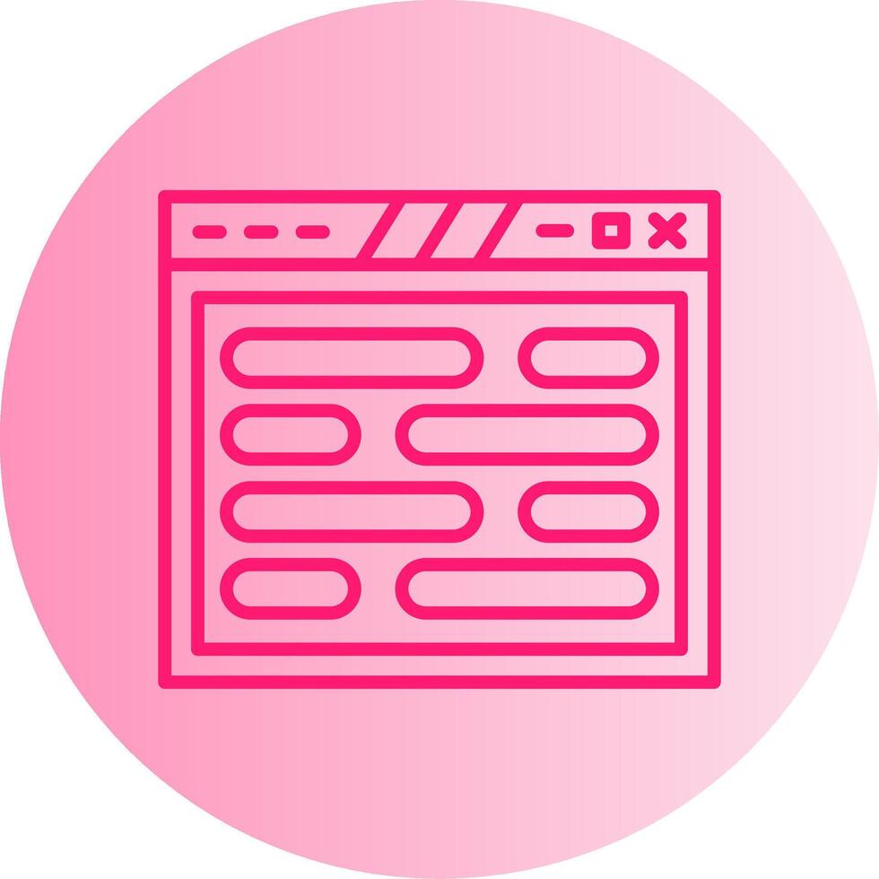 Custom Web Input Form Gradient Two Tone Circle vector