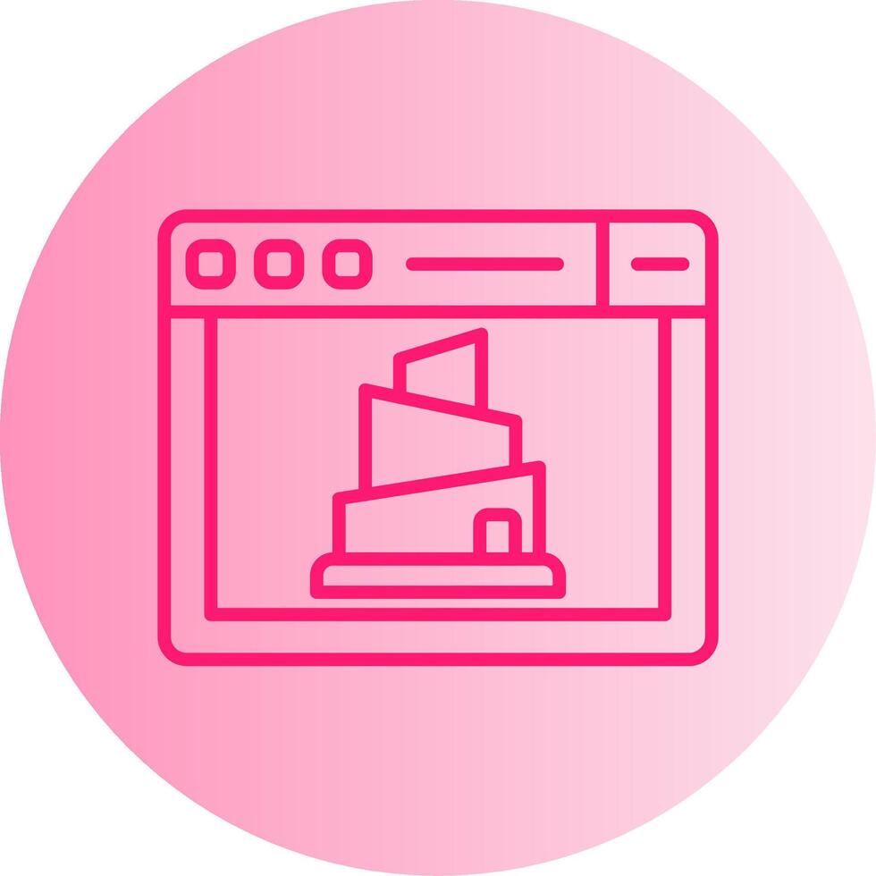 Babel Transpiler Tool Gradient Two Tone Circle vector