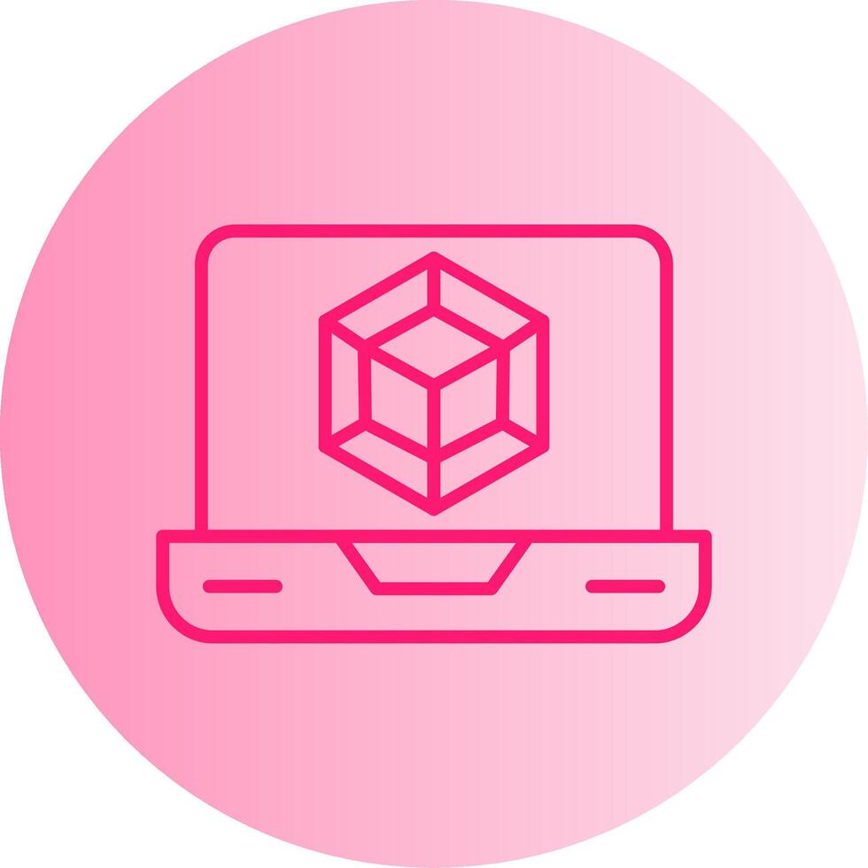 javascript módulo empaquetador degradado dos tono circulo vector