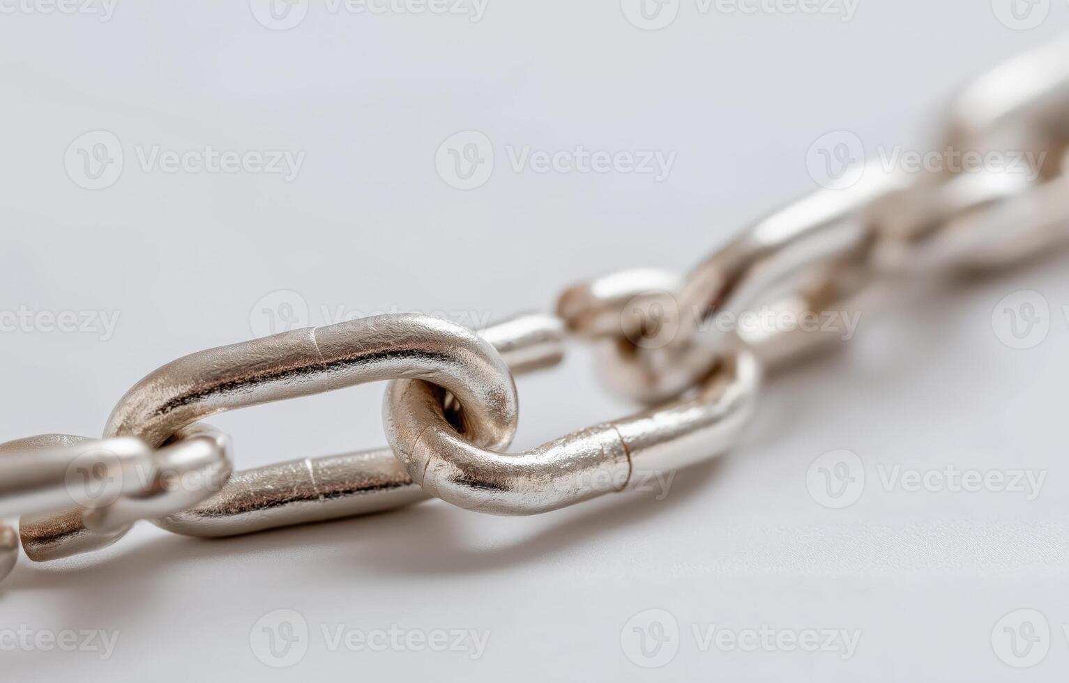 Understanding supply chain complexities through a broken link symbolizing disruption photo