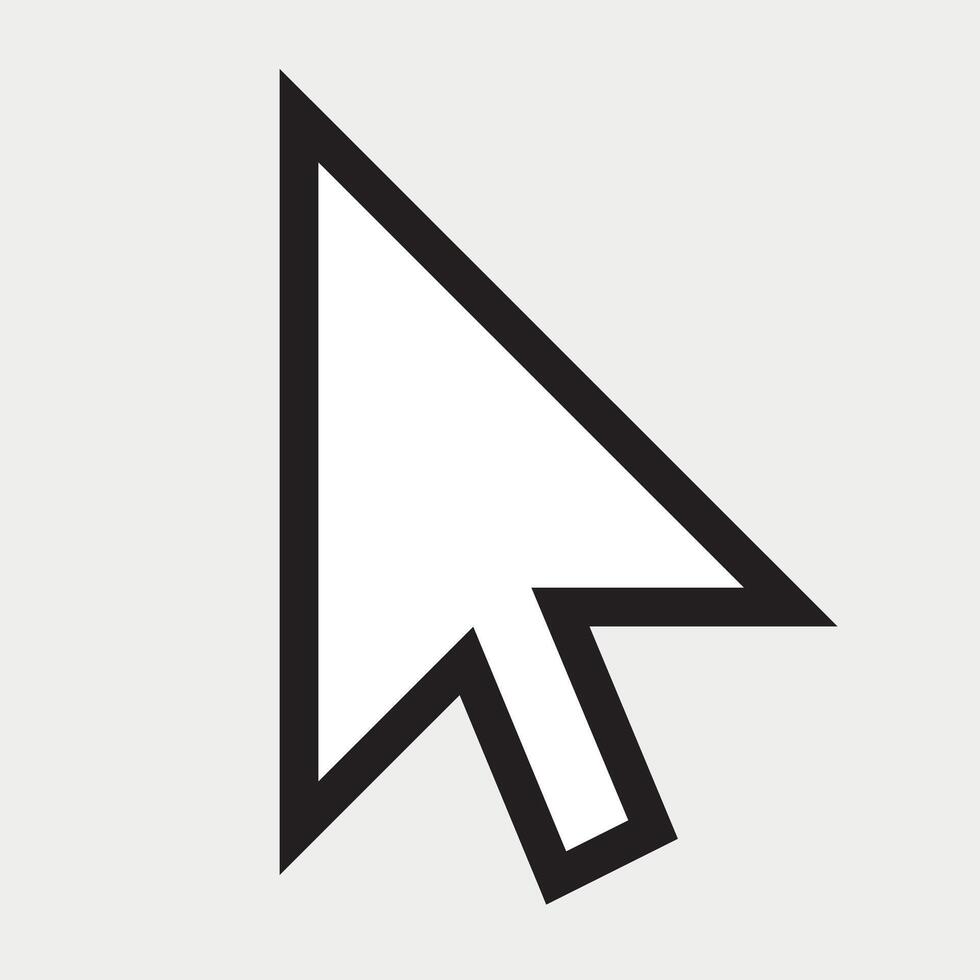 cursor hacer clic ilustración vector