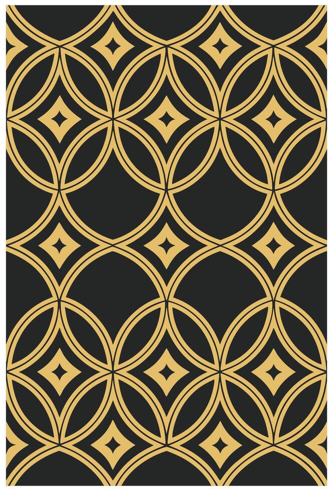 a black and gold geometric pattern. Colorful Abstract Pattern. vector