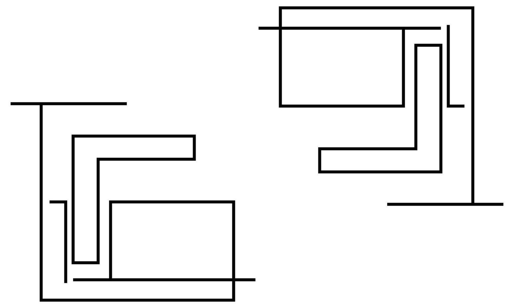 Clean and Elegant Background with Simple Geometric Shapes vector